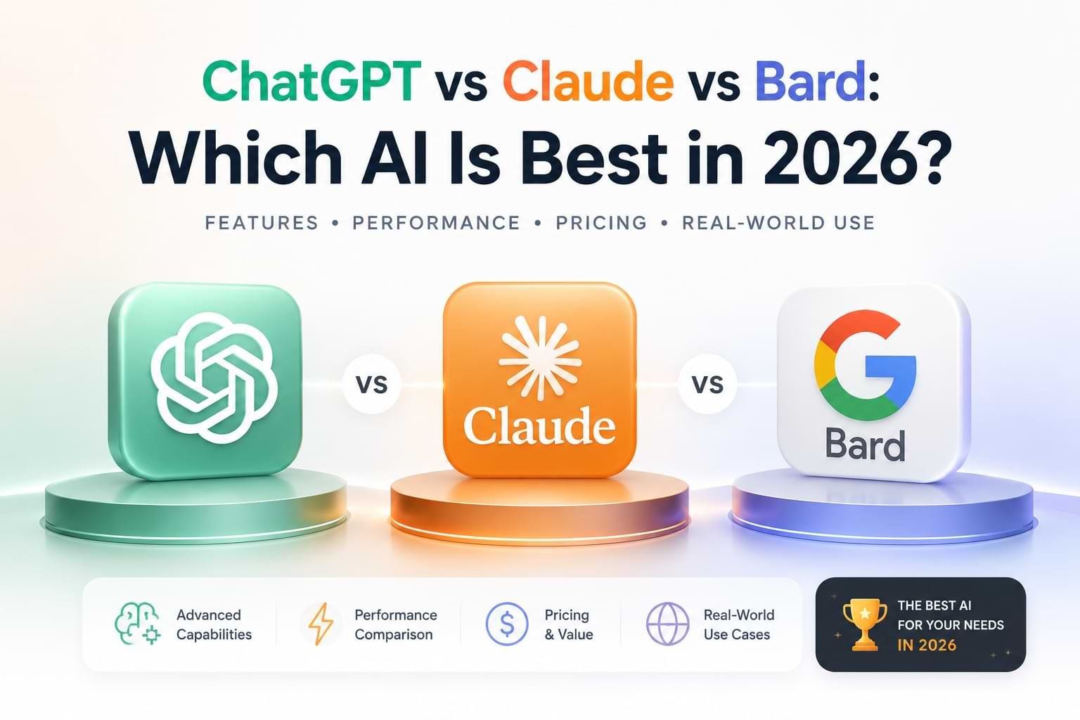 ChatGPT vs Claude vs Bard: Which AI Is Best in 2026?